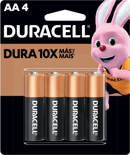 DURACELL BATERIA AA 4 UNIDADES